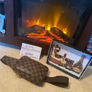 Louis Vuitton Gold Buckle Belt